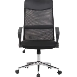 CLP Bureaustoel Korba chroom Frame - Microfiber - zwart