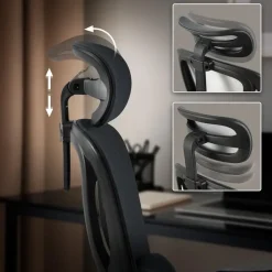 CLP Bureaustoel Leesburg zwart Frame - Kunststof - zwart/zwart Sale