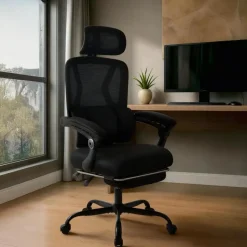 CLP Bureaustoel Liberton zwart Frame - Kunststof - zwart Online