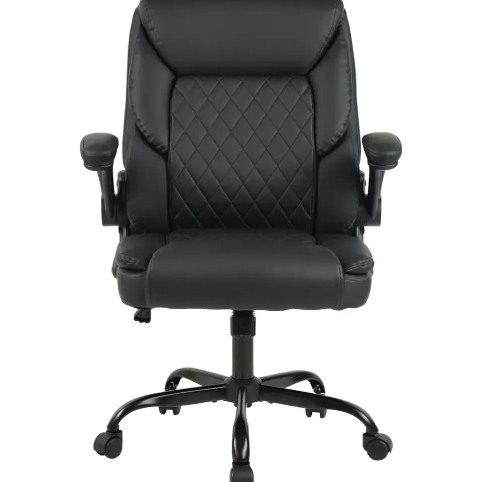 CLP Bureaustoel Medfield zwart Frame - Kunstleer - zwart Clearance