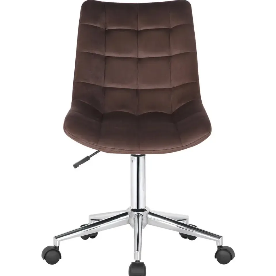 CLP Bureaustoel Medford Fluweel - bruin Best