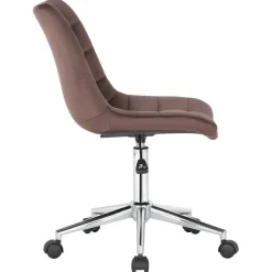 CLP Bureaustoel Medford Fluweel - bruin Best