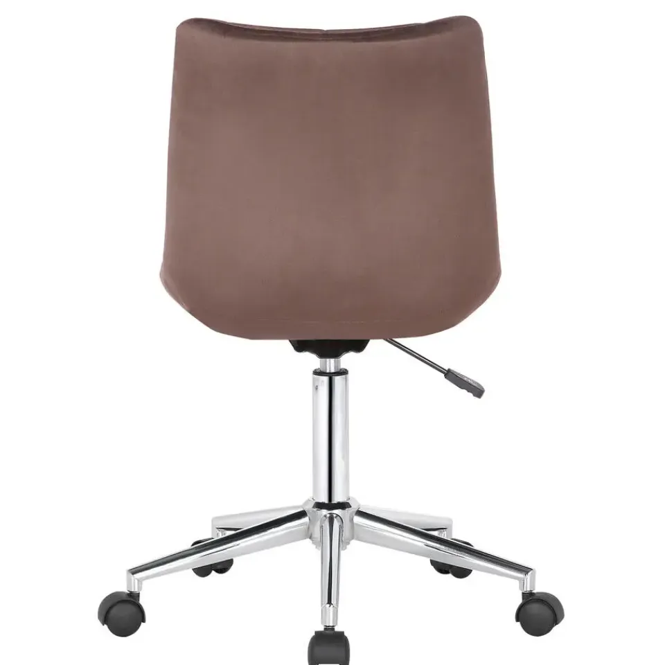 CLP Bureaustoel Medford Fluweel - bruin Best