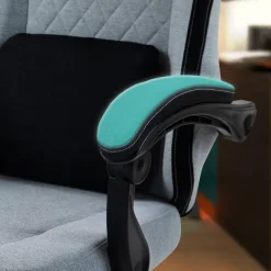 CLP Bureaustoel Miltona zwart Frame - Stof - grijs/zwart