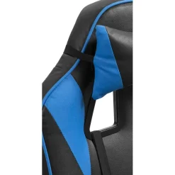CLP Bureaustoel Orkney zwart Frame - Kunststof - zwart/blauw Clearance