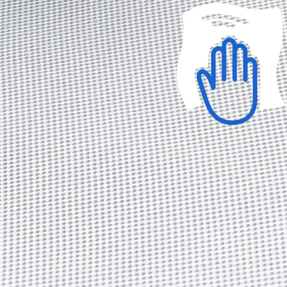 CLP Bureaustoel Taos zwart Frame - Stof - grijs Hot