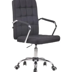 CLP Bureaustoel Terni chroom Frame - Stof - zwart Online