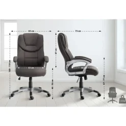 CLP Bureaustoel Texas V2 grijs Frame - Stof - donkergrijs New