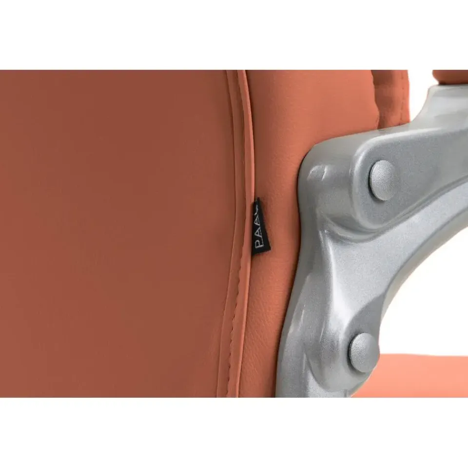 CLP Bureaustoel Texas V2 grijs Frame - Kunstleer - licht bruin Online