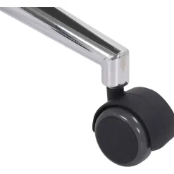 CLP Bureaustoel Varel chroom Frame - Kunstleer - walnoot/creme