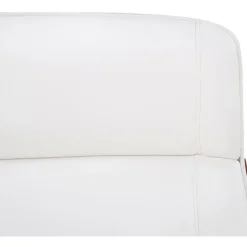 CLP Bureaustoel Varel chroom Frame - Kunstleer - walnoot/wit Hot