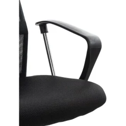 CLP Bureaustoel Washington chroom Frame - Kunstleer - zwart New