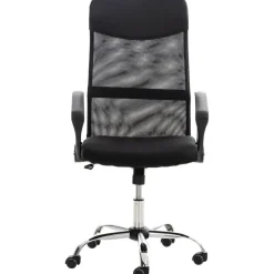 CLP Bureaustoel Washington chroom Frame - Kunstleer - zwart New