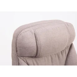 CLP Bureaustoel XL Troy chroom Frame - Stof - taupe Sale