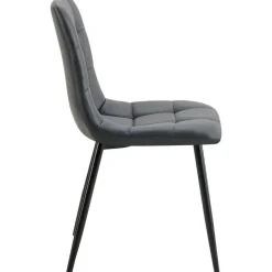 CLP Eetkamerstoel Antibes zwart Frame - Kunstleer - zwart Best