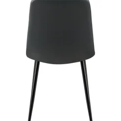 CLP Eetkamerstoel Antibes zwart Frame - Kunstleer - zwart Best