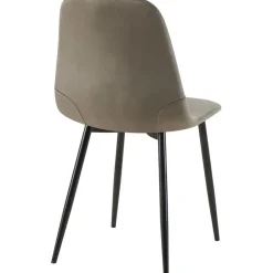 CLP Eetkamerstoel Baxter zwart Frame - Metaal - antraciet Best