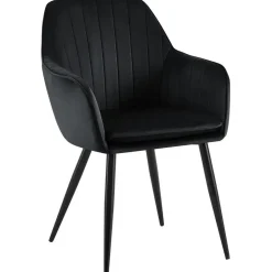 CLP Eetkamerstoel Cheryl zwart Frame - Metaal - zwart Sale