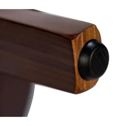 CLP Eetkamerstoel Foley walnoot Frame - Stof - walnoot/zwart Discount