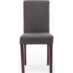 CLP Eetkamerstoel Ina cappuccino Frame - Stof - donkergrijs Sale