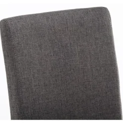 CLP Eetkamerstoel Ina cappuccino Frame - Stof - donkergrijs Sale