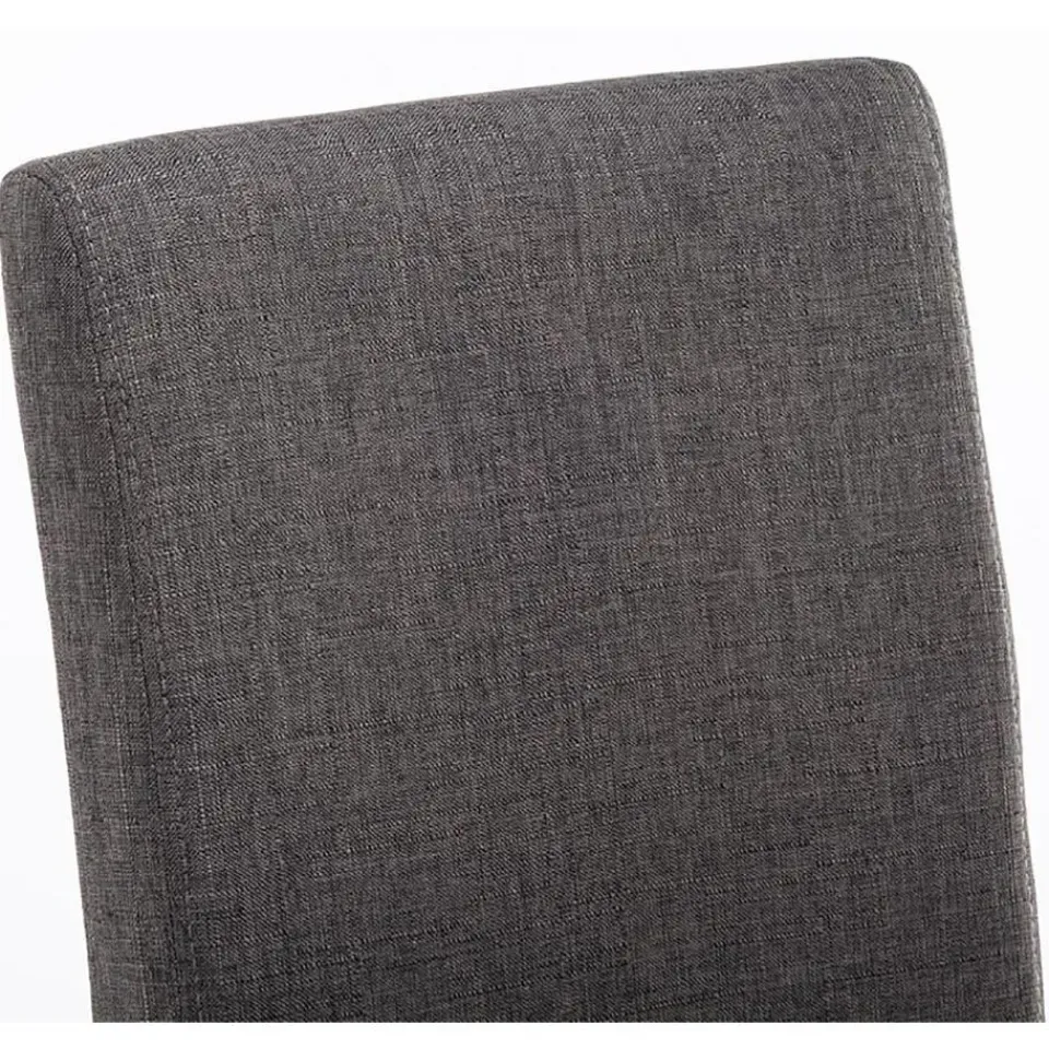 CLP Eetkamerstoel Ina cappuccino Frame - Stof - donkergrijs Sale