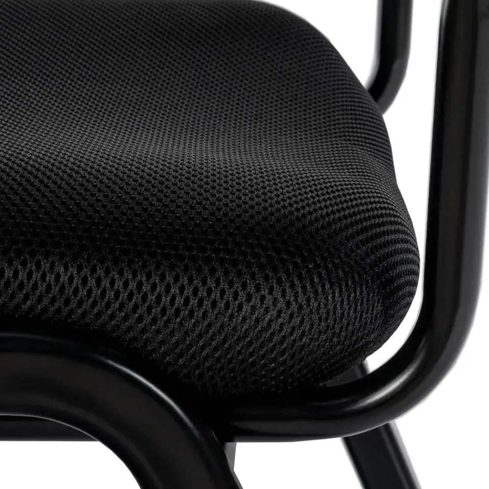 CLP Eetkamerstoel Kaber zwart Frame - Stof - zwart/zwart Best