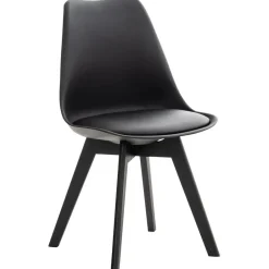 CLP Eetkamerstoel Linares natura Frame - Kunststof - zwart/zwart Sale