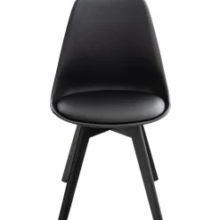 CLP Eetkamerstoel Linares natura Frame - Kunststof - zwart/zwart Sale