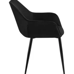 CLP Eetkamerstoel Luena zwart Frame - Stof - zwart Sale