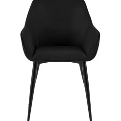 CLP Eetkamerstoel Luena zwart Frame - Stof - zwart Sale