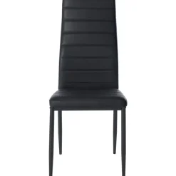 CLP Eetkamerstoel Mayfair Kunstleer - zwart Sale