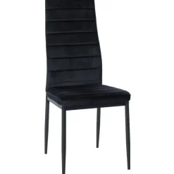 CLP Eetkamerstoel Mayfair Fluweel - zwart Clearance