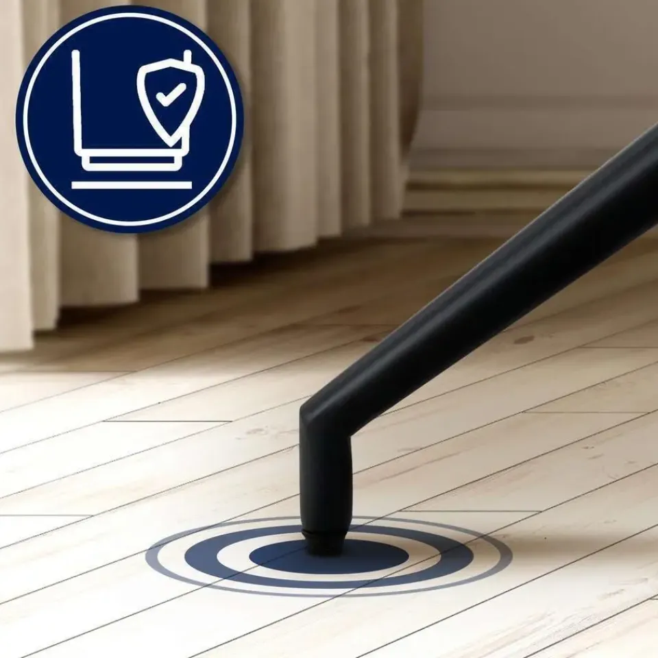 CLP Eetkamerstoel Somers zwart Frame - Stof - creme