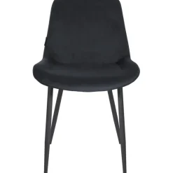 CLP Eetkamerstoel Victoria zwart Frame - Fluweel - zwart Sale