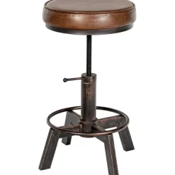 CLP Hocker Destin Kunstleer - bronzen Online