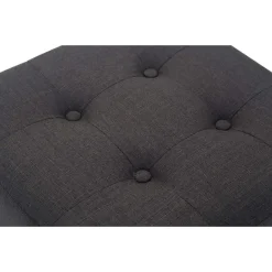 CLP Hocker Pharao antiek licht Frame - Stof - donkergrijs