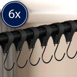 CLP Kledingrek Fenton 60x80x7 cm - zwart Discount