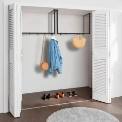 CLP Kledingrek Fenton 60x100x7 cm - zwart New