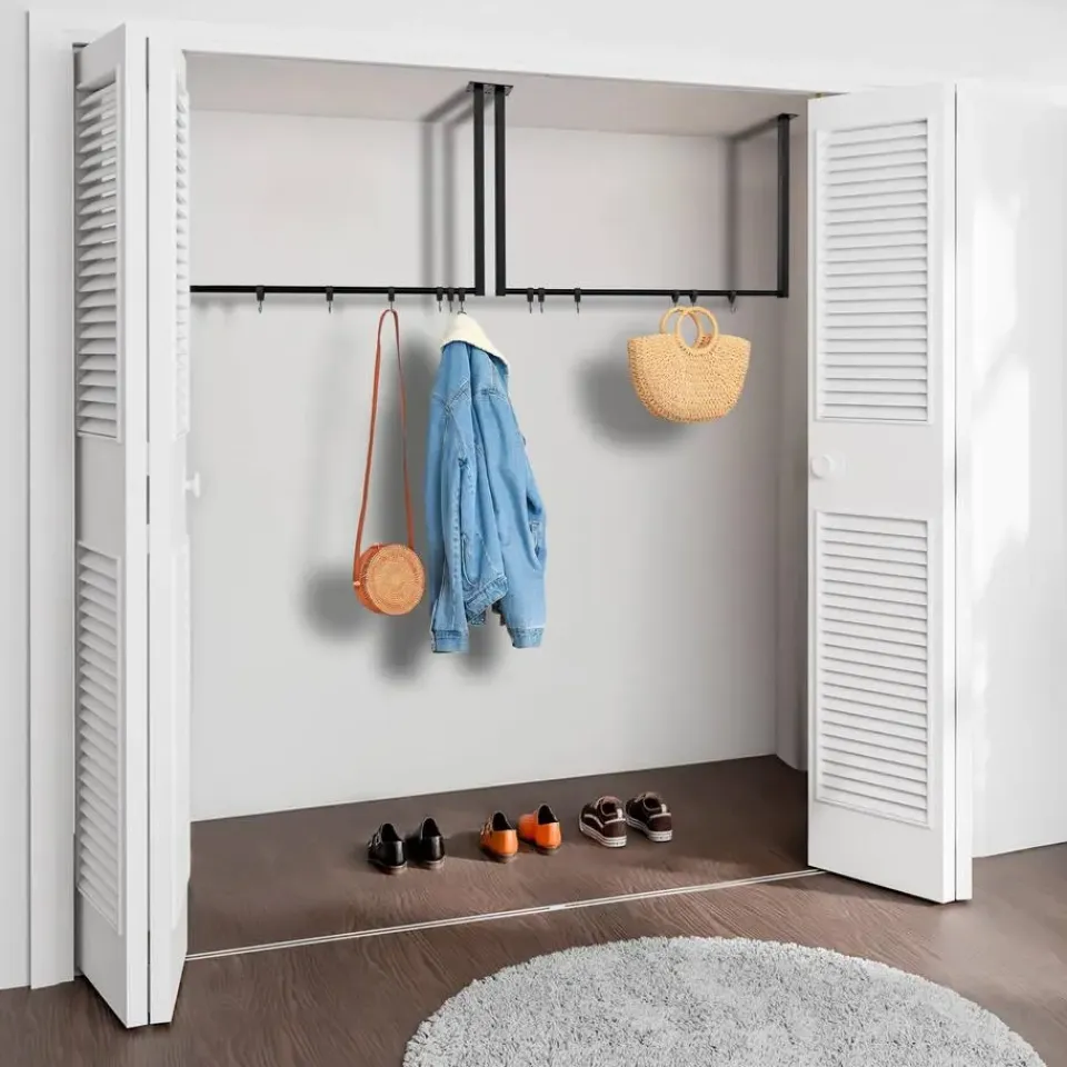 CLP Kledingrek Fenton 60x100x7 cm - zwart New