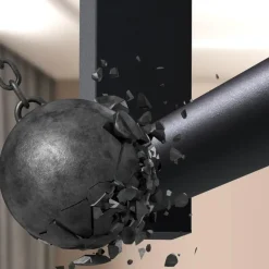 CLP Kledingrek Fenton 80x80x7 cm - zwart Best