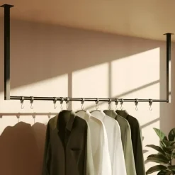 CLP Kledingrek Fenton 60x120x7 cm - zwart Sale