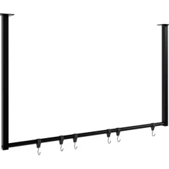 CLP Kledingrek Fenton 60x100x7 cm - zwart New