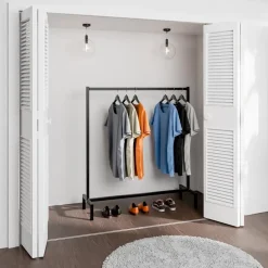 CLP Kledingrek Melva 120x120x38 cm - zwart Best