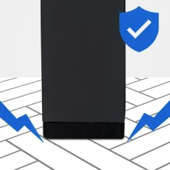 CLP Kledingrek Melva 120x120x38 cm - zwart Best