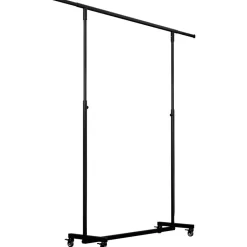 CLP Kledingrek Soran 120x120x50 cm - zwart Discount