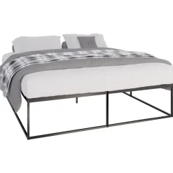 CLP Metalen bed Scala 200x180x46 cm - Zwart