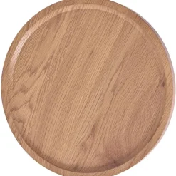 CLP Set van 2 Bijzettafel Aspen mat zwart Frame - Hout - natura Discount