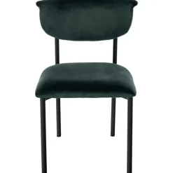 CLP Set van 2 Eetkamerstoel Gambell Fluweel - donkergroen Sale