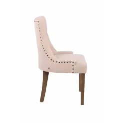 CLP Set van 2 Eetkamerstoel Aberdeen antiek licht Frame - Stof - creme Hot